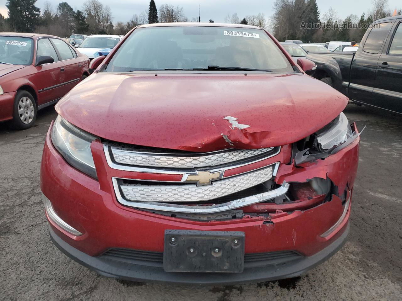 2013 Chevrolet Volt  Red vin: 1G1RD6E40DU101234