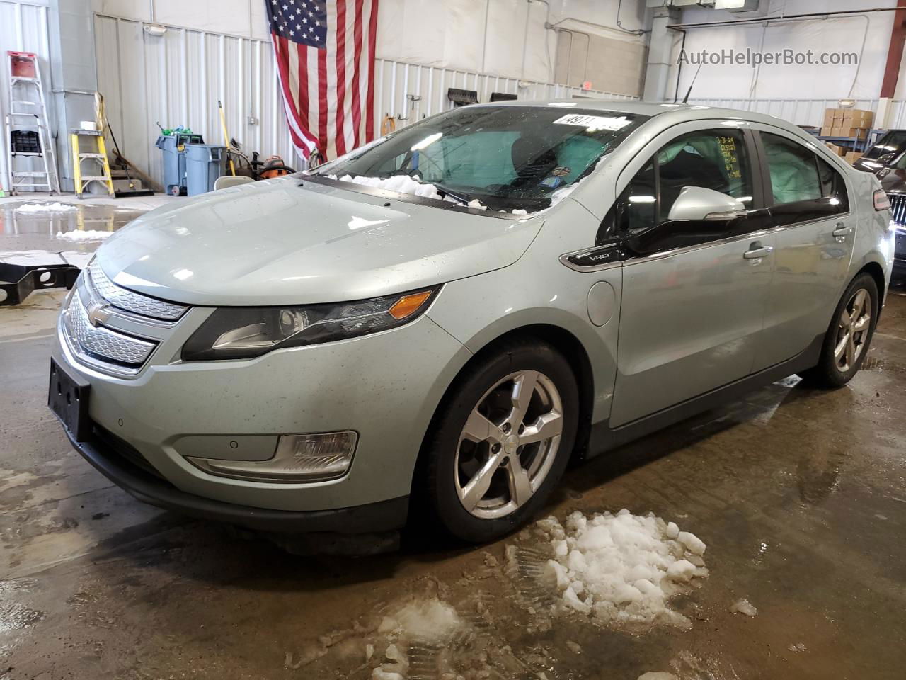 2013 Chevrolet Volt  Серебряный vin: 1G1RD6E40DU109186