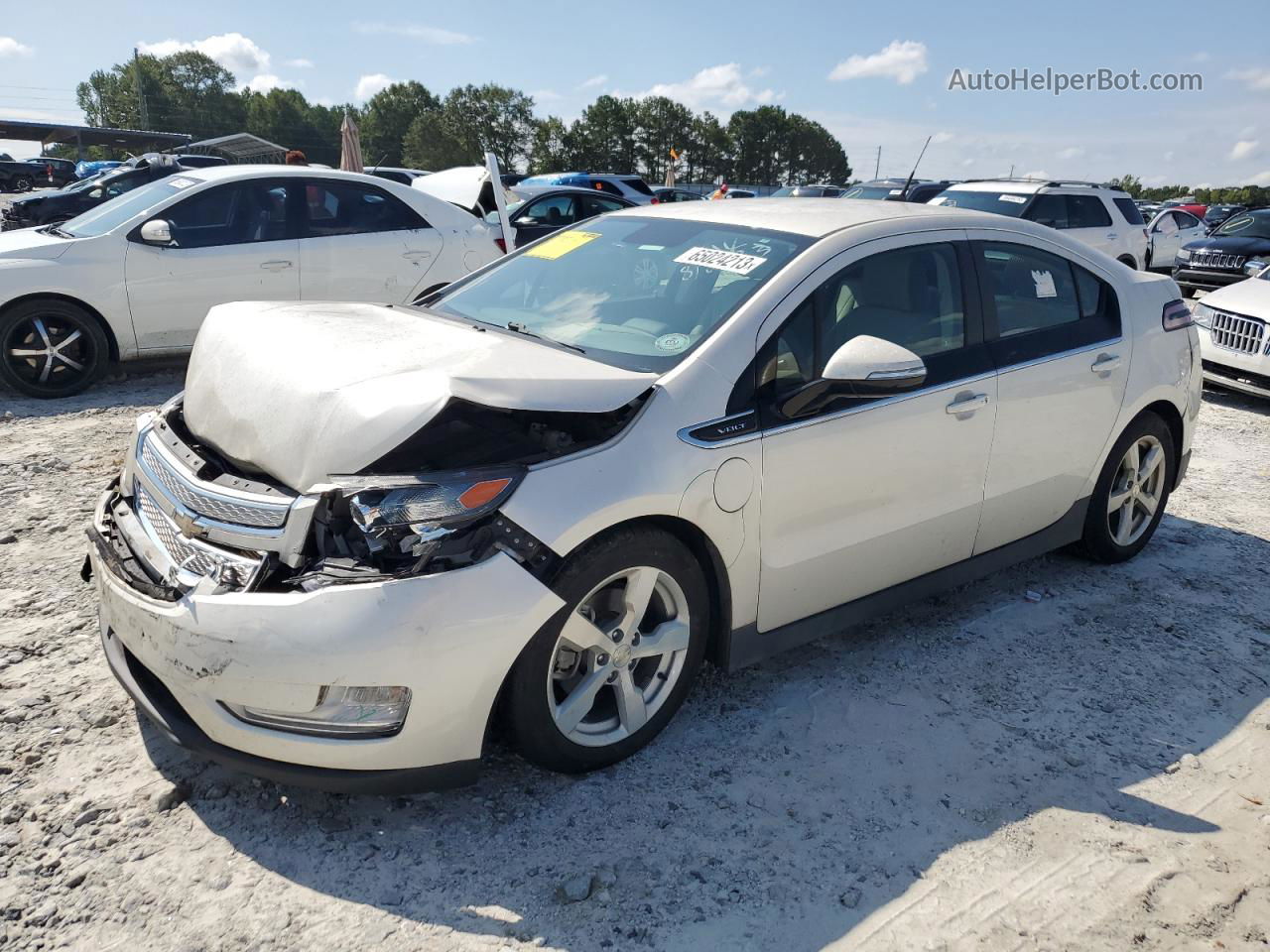 2013 Chevrolet Volt Cream vin: 1G1RD6E41DU147817