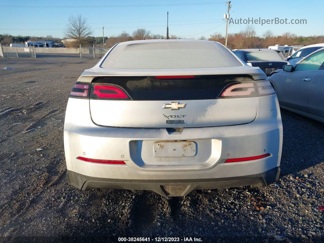 2013 Chevrolet Volt   Silver vin: 1G1RD6E42DU114521