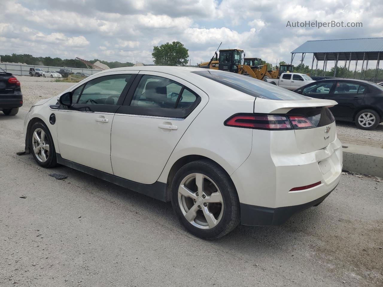 2013 Chevrolet Volt  White vin: 1G1RD6E42DU143484