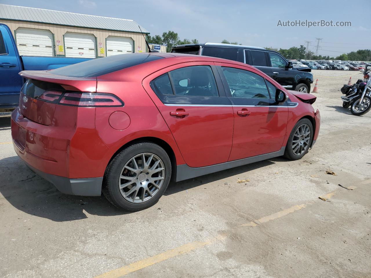 2013 Chevrolet Volt  Красный vin: 1G1RD6E43DU110588