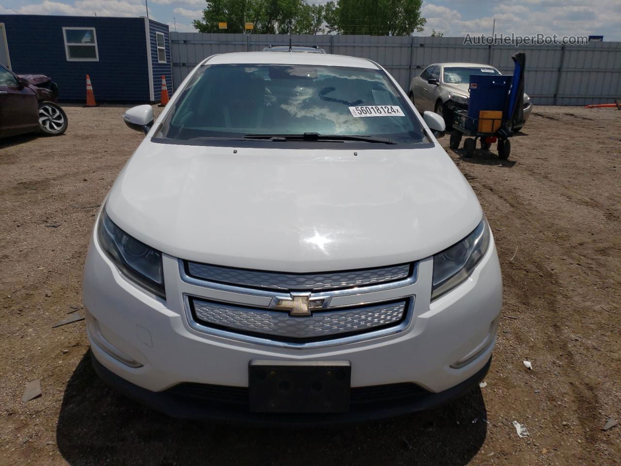 2013 Chevrolet Volt  White vin: 1G1RD6E43DU132512