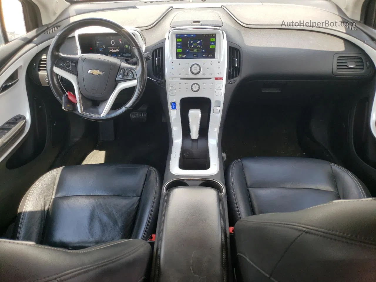 2013 Chevrolet Volt  White vin: 1G1RD6E43DU132512