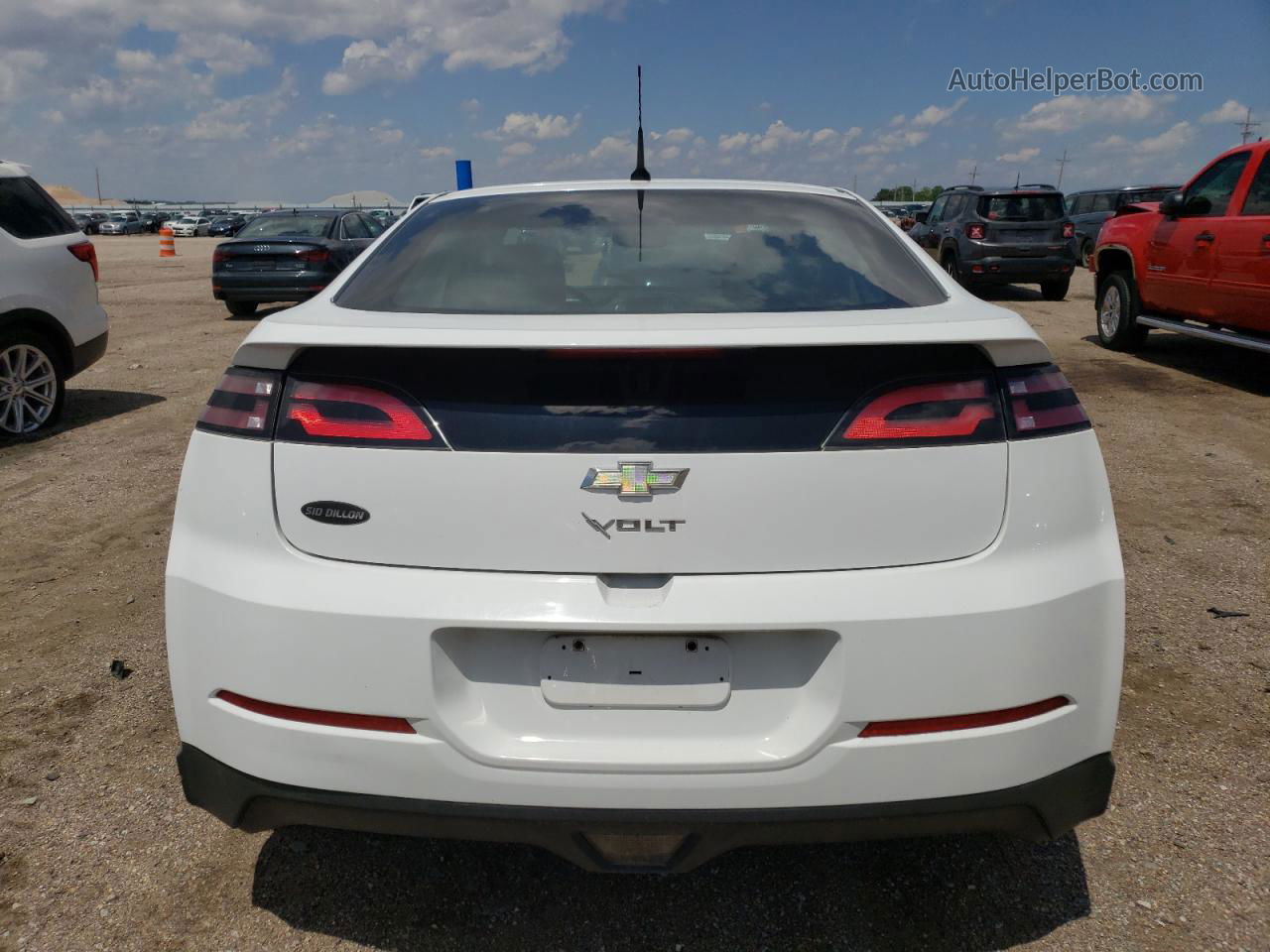 2013 Chevrolet Volt  White vin: 1G1RD6E43DU132512