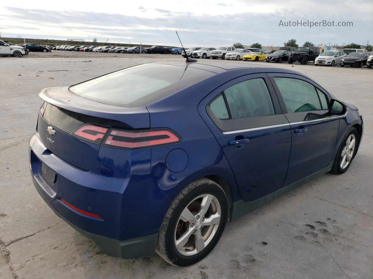 2013 Chevrolet Volt  Blue vin: 1G1RD6E43DU140478