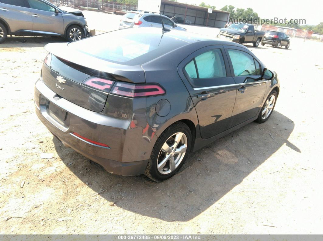 2013 Chevrolet Volt   Gray vin: 1G1RD6E43DU147303