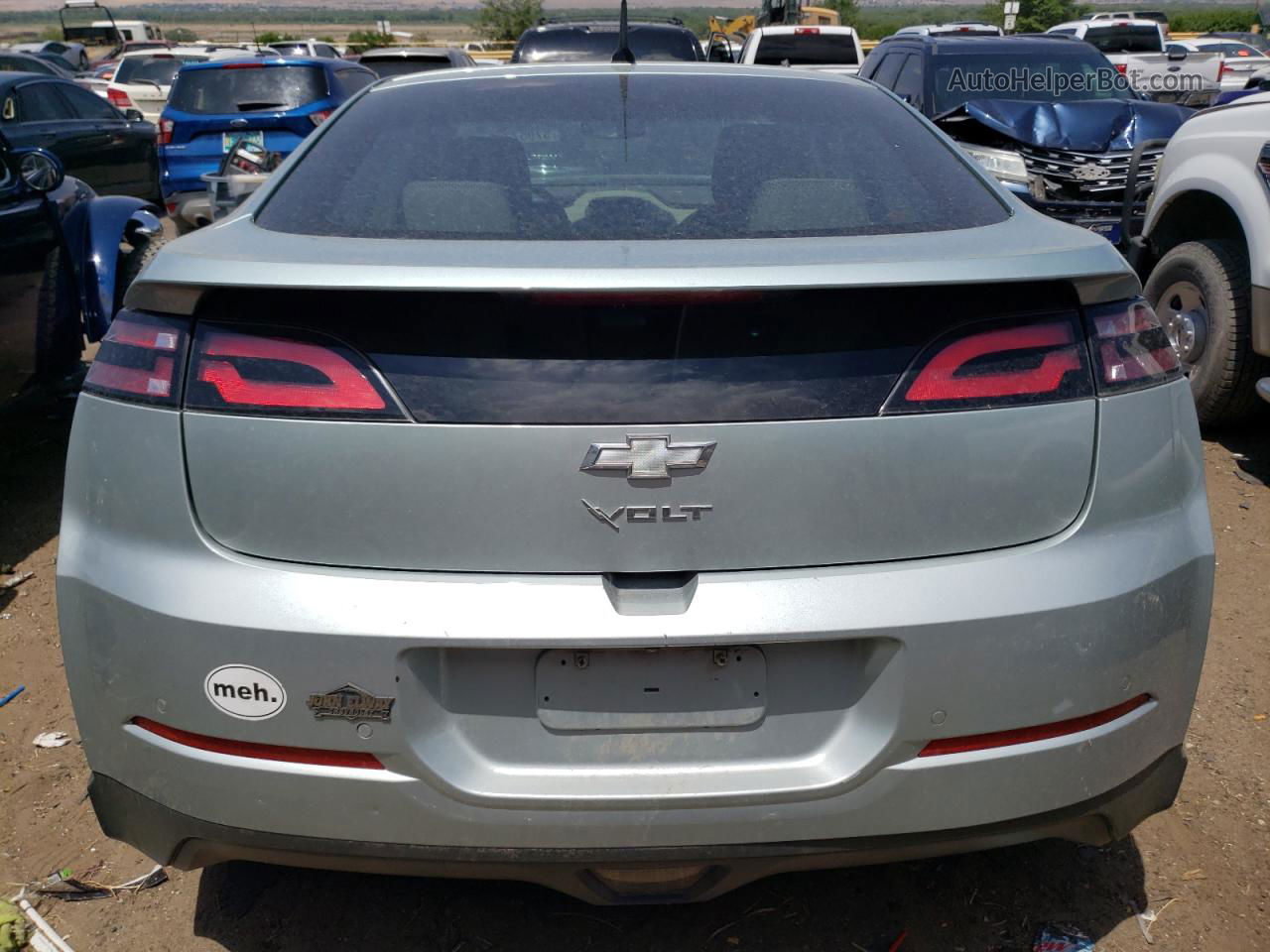 2013 Chevrolet Volt  Серебряный vin: 1G1RD6E44DU104606