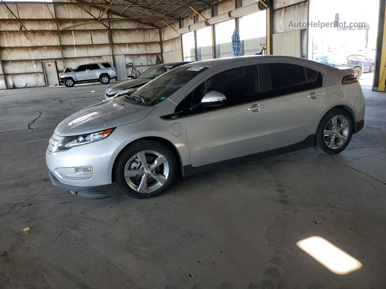 2013 Chevrolet Volt  Silver vin: 1G1RD6E44DU135158