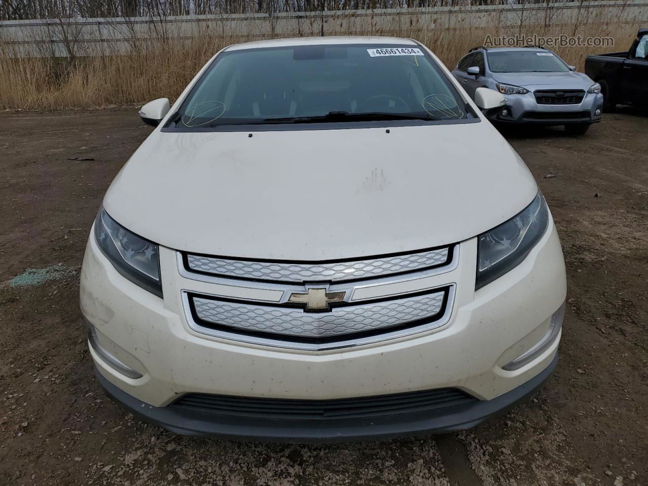 2013 Chevrolet Volt  White vin: 1G1RD6E45DU102430