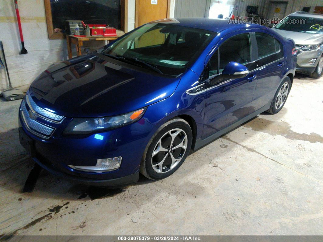 2013 Chevrolet Volt   Blue vin: 1G1RD6E45DU127988