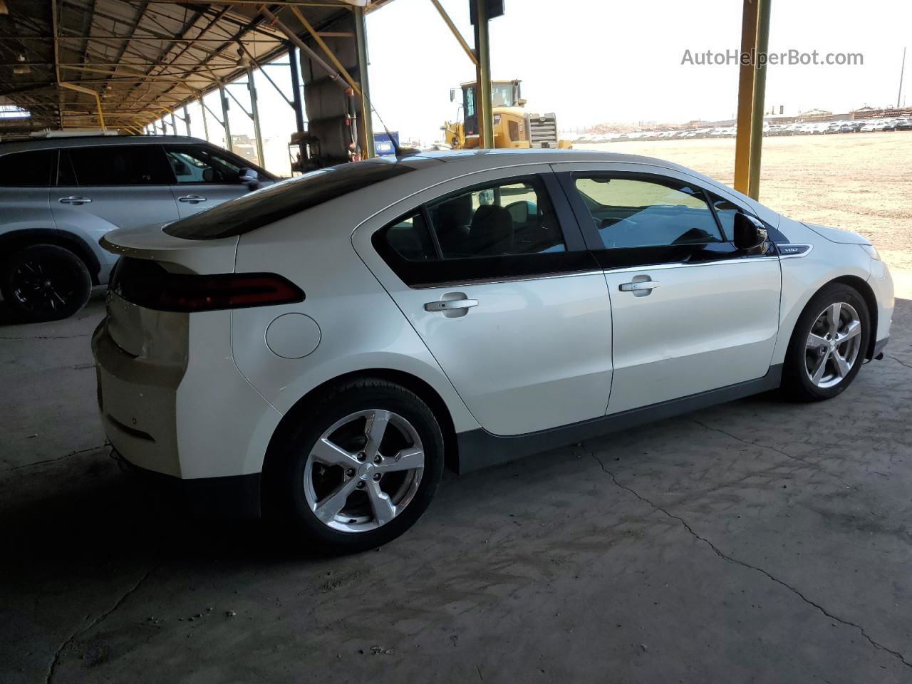 2013 Chevrolet Volt  White vin: 1G1RD6E46DU112450