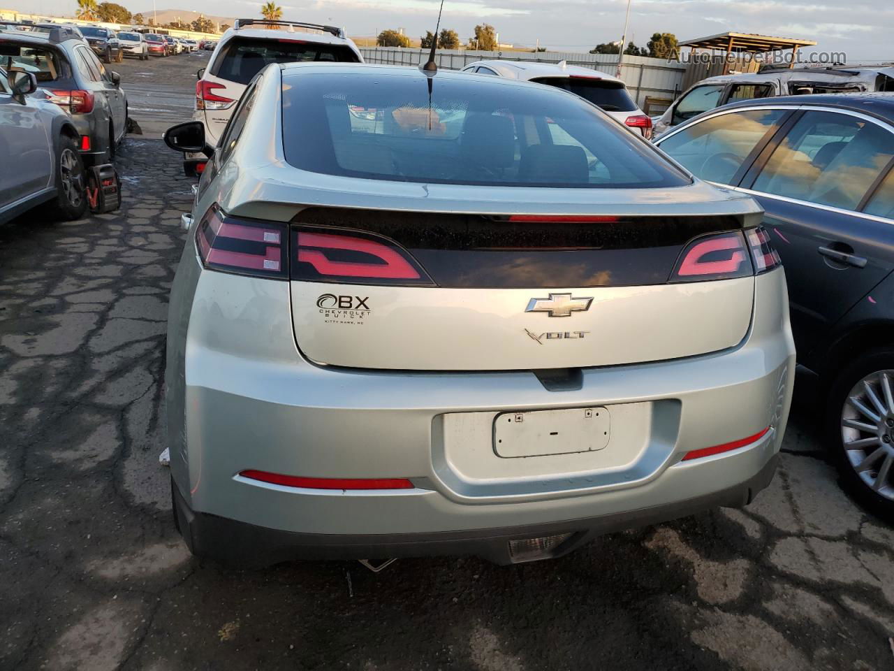 2013 Chevrolet Volt  Бирюзовый vin: 1G1RD6E46DU130804