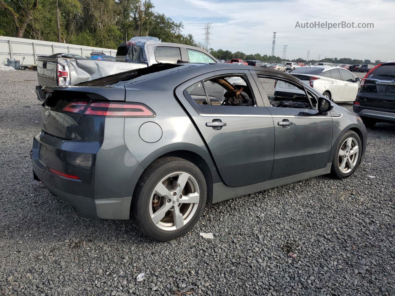 2013 Chevrolet Volt  Серый vin: 1G1RD6E46DU138403