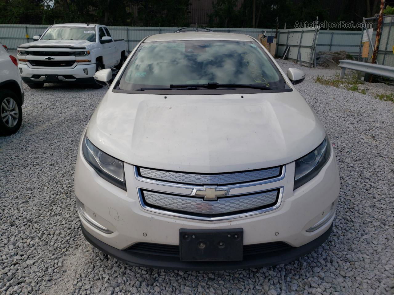 2013 Chevrolet Volt  White vin: 1G1RD6E47DU111100