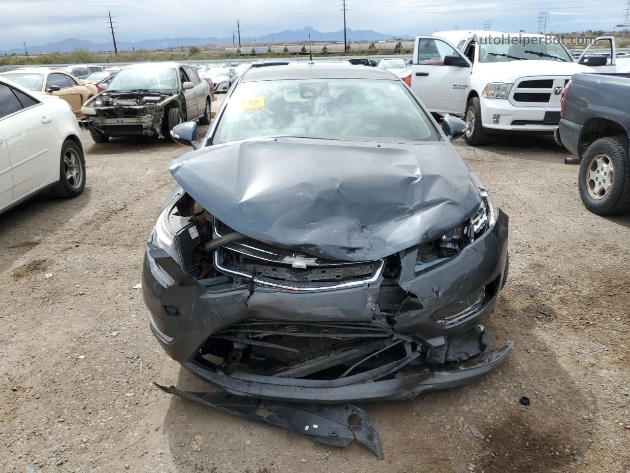 2013 Chevrolet Volt  Charcoal vin: 1G1RD6E47DU122078