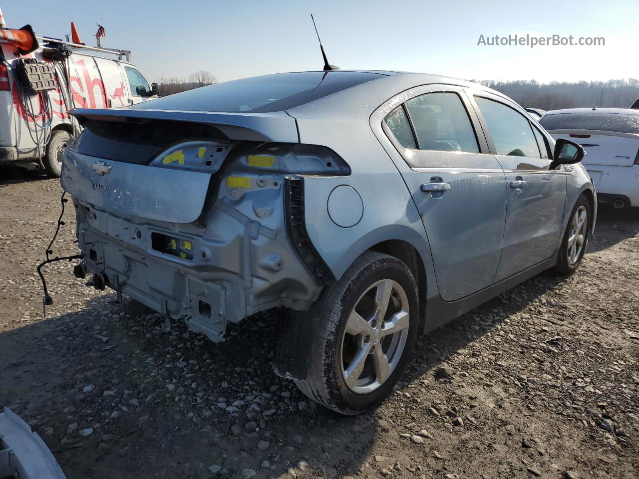 2013 Chevrolet Volt  Turquoise vin: 1G1RD6E47DU134747