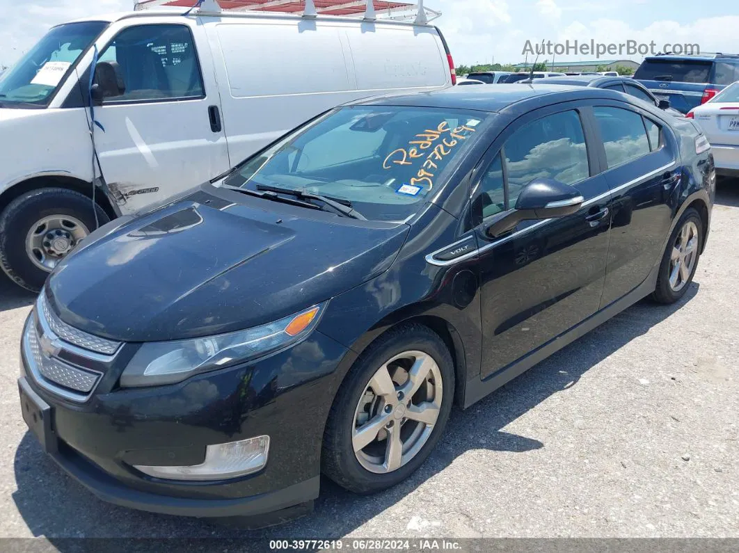 2013 Chevrolet Volt   Черный vin: 1G1RD6E47DU136126