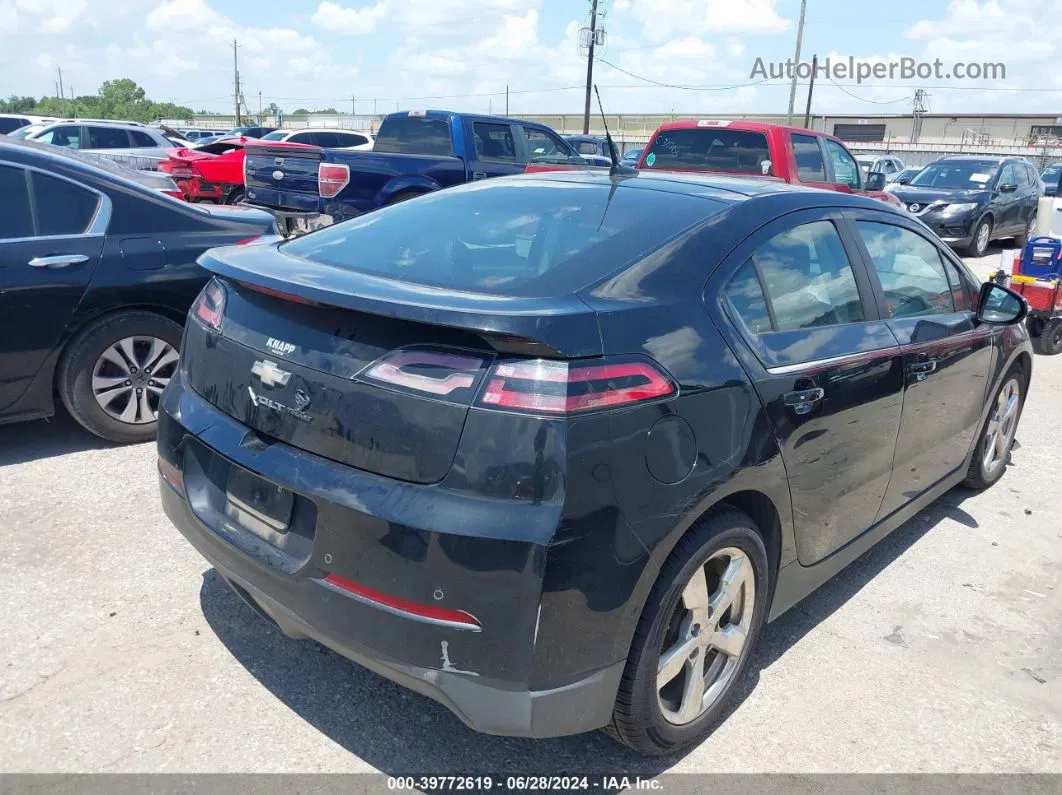 2013 Chevrolet Volt   Черный vin: 1G1RD6E47DU136126