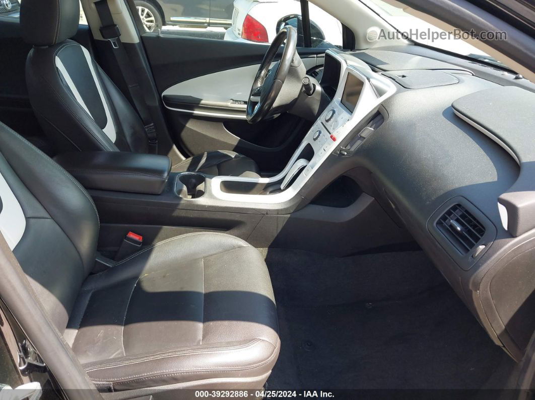 2013 Chevrolet Volt   Черный vin: 1G1RD6E47DU137504