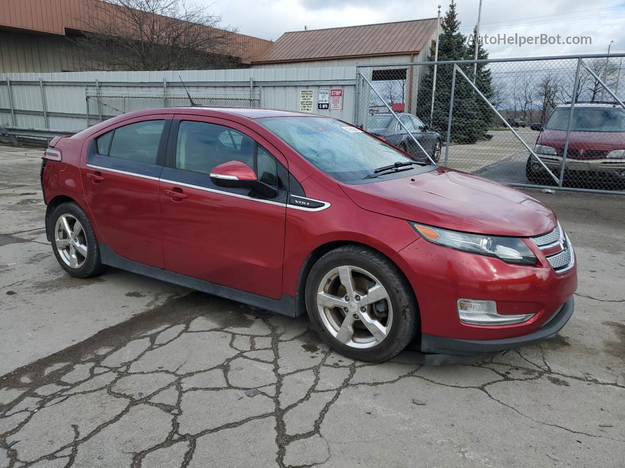 2013 Chevrolet Volt  Burgundy vin: 1G1RD6E48DU117956