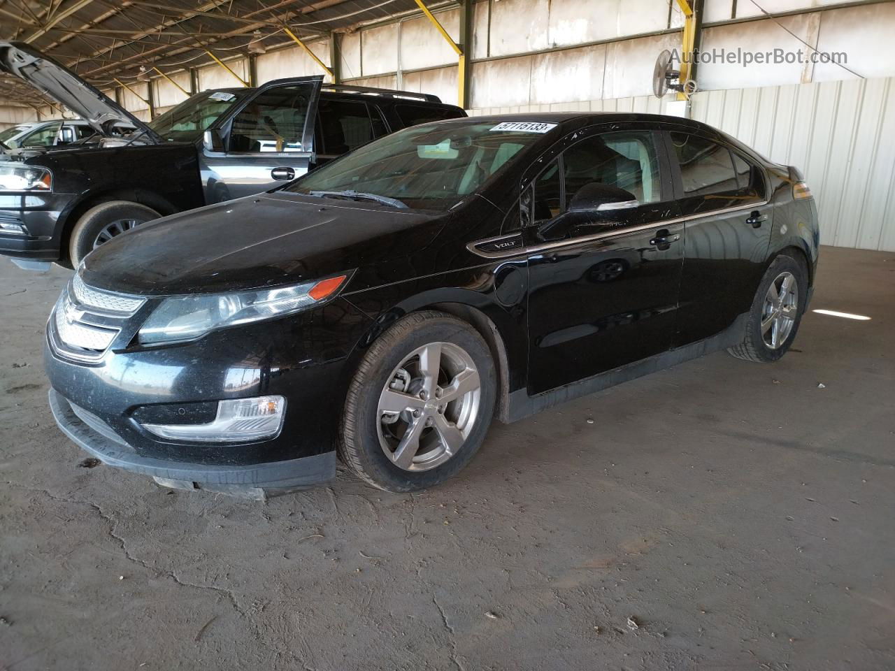 2013 Chevrolet Volt  Черный vin: 1G1RD6E48DU127029