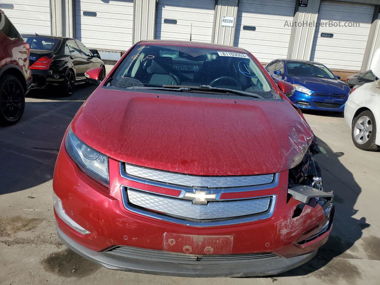 2013 Chevrolet Volt  Red vin: 1G1RD6E49DU104052