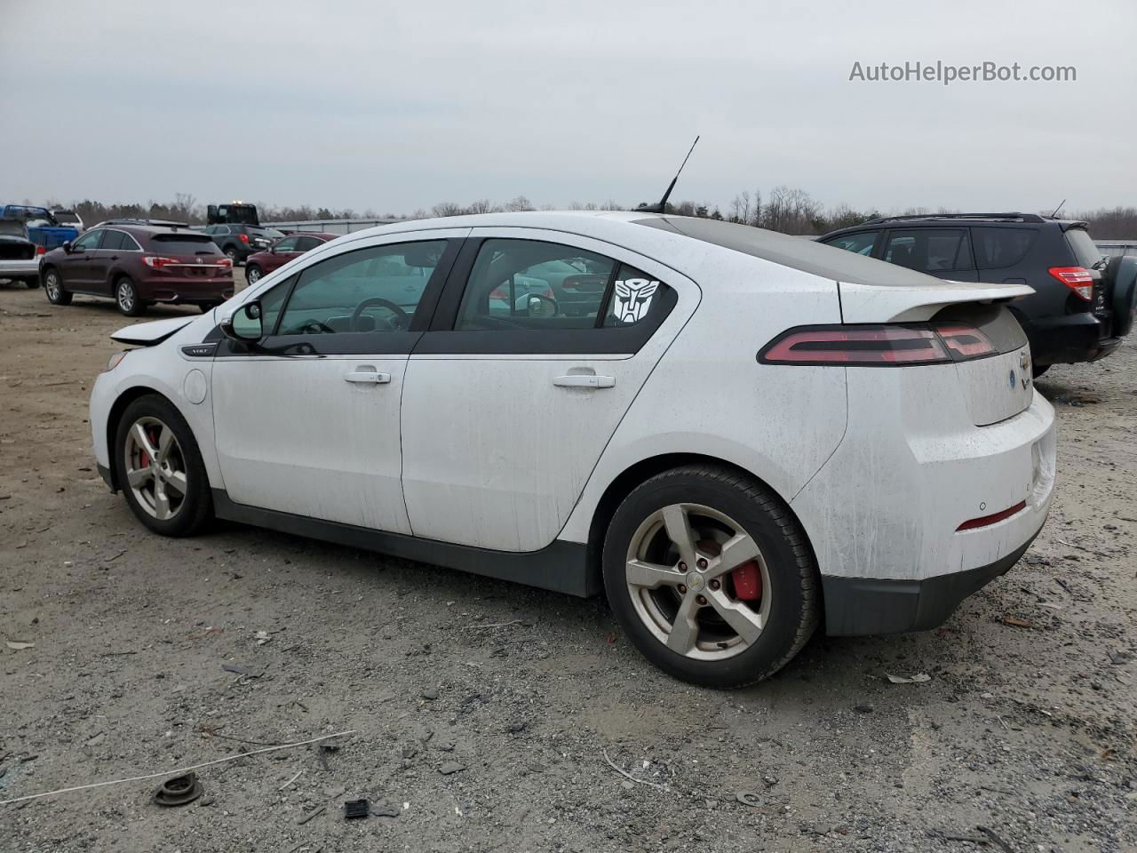 2013 Chevrolet Volt  White vin: 1G1RD6E49DU111289