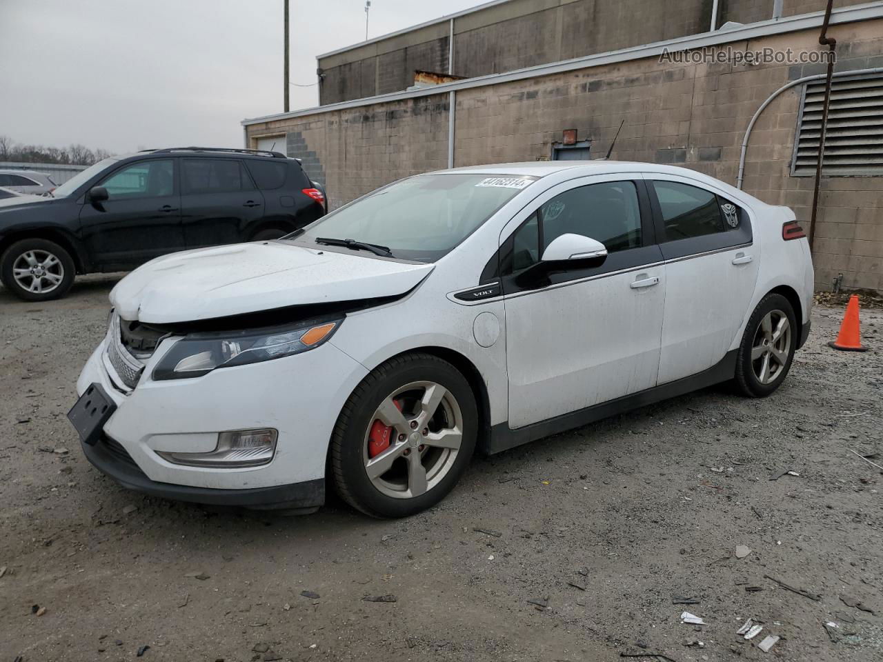 2013 Chevrolet Volt  White vin: 1G1RD6E49DU111289