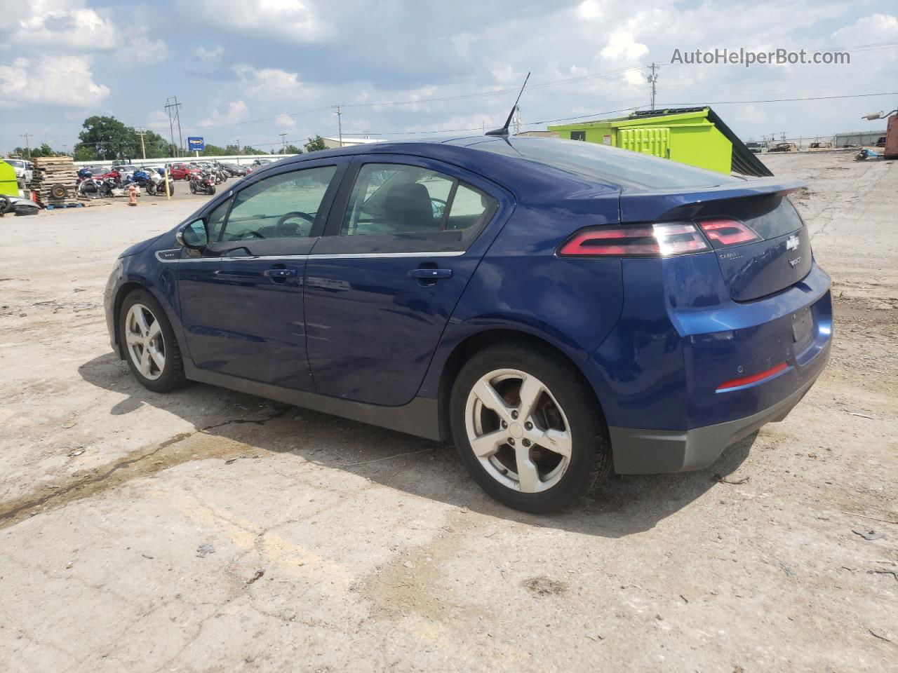 2013 Chevrolet Volt  Blue vin: 1G1RD6E49DU126049