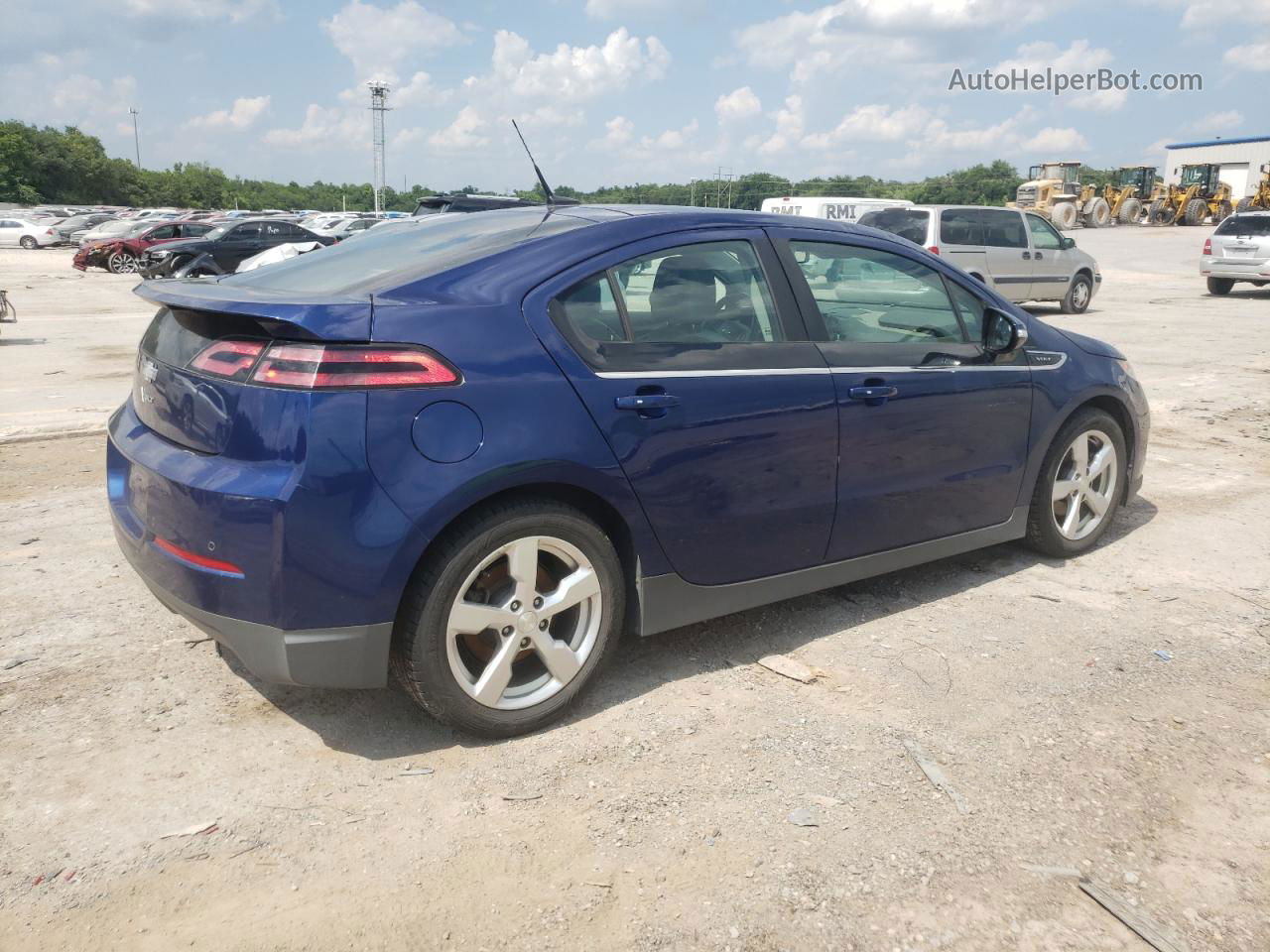 2013 Chevrolet Volt  Blue vin: 1G1RD6E49DU126049