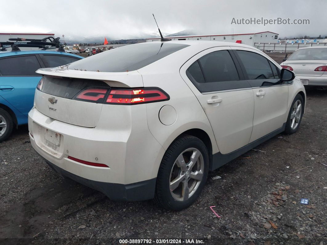 2013 Chevrolet Volt   Белый vin: 1G1RD6E49DU131011