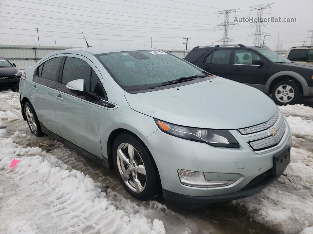 2013 Chevrolet Volt  Blue vin: 1G1RD6E4XDU139215