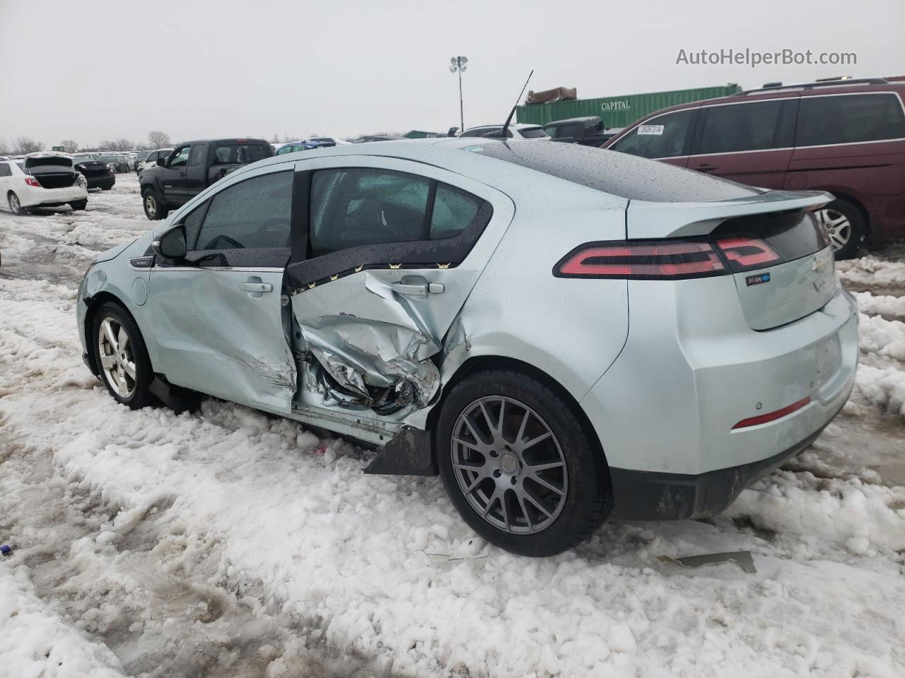 2013 Chevrolet Volt  Blue vin: 1G1RD6E4XDU139215