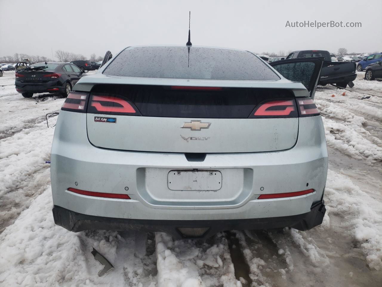 2013 Chevrolet Volt  Blue vin: 1G1RD6E4XDU139215