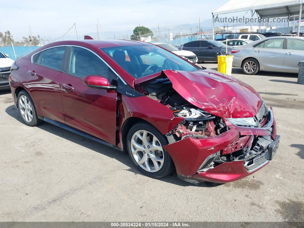 2017 Chevrolet Volt Premier Red vin: 1G1RD6S51HU101777