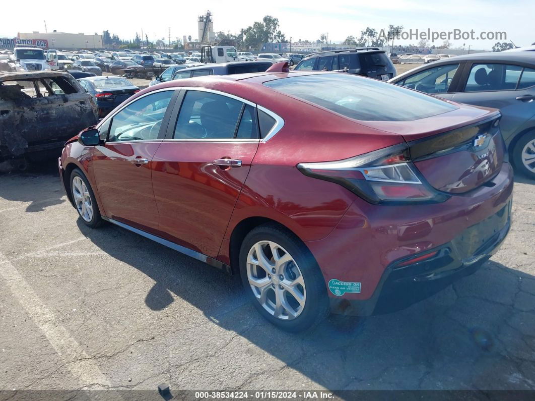 2017 Chevrolet Volt Premier Красный vin: 1G1RD6S51HU101777