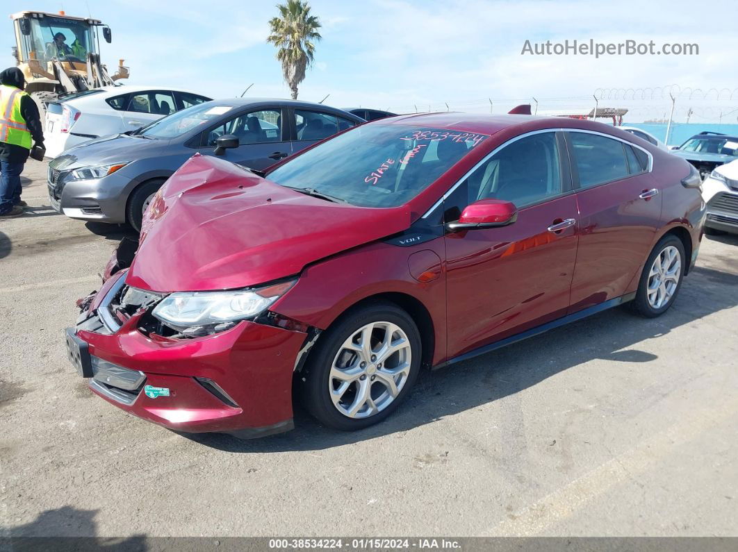 2017 Chevrolet Volt Premier Red vin: 1G1RD6S51HU101777