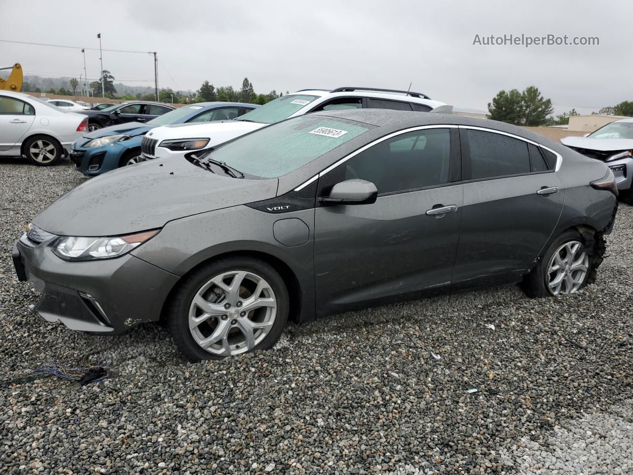 2017 Chevrolet Volt Premier Серый vin: 1G1RD6S51HU214452