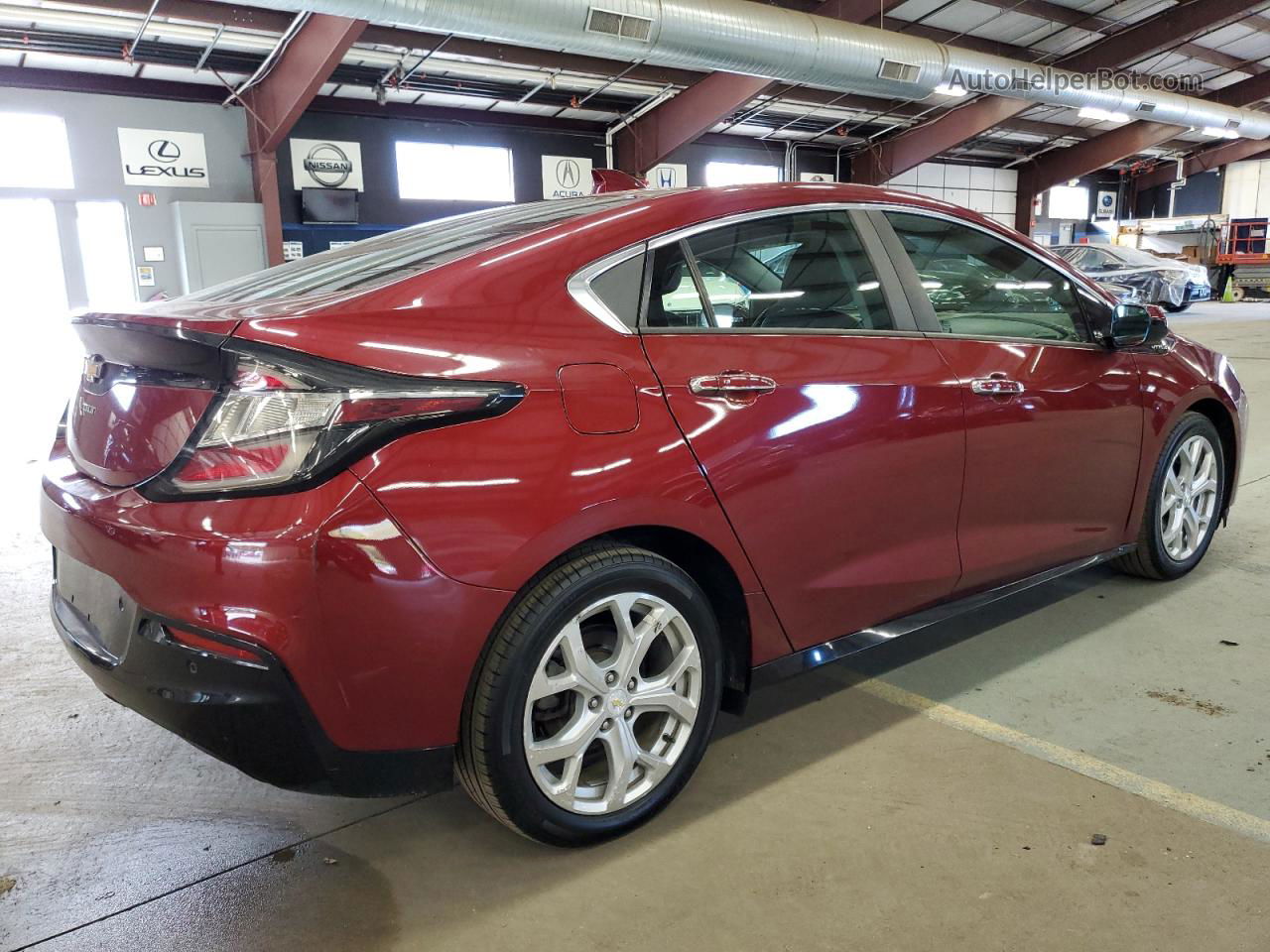 2017 Chevrolet Volt Premier Burgundy vin: 1G1RD6S52HU112027