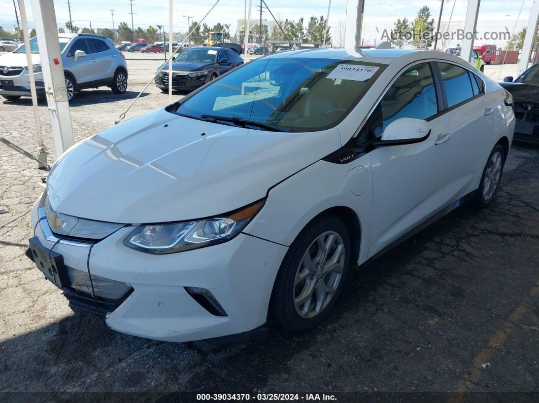 2017 Chevrolet Volt Premier White vin: 1G1RD6S52HU120550