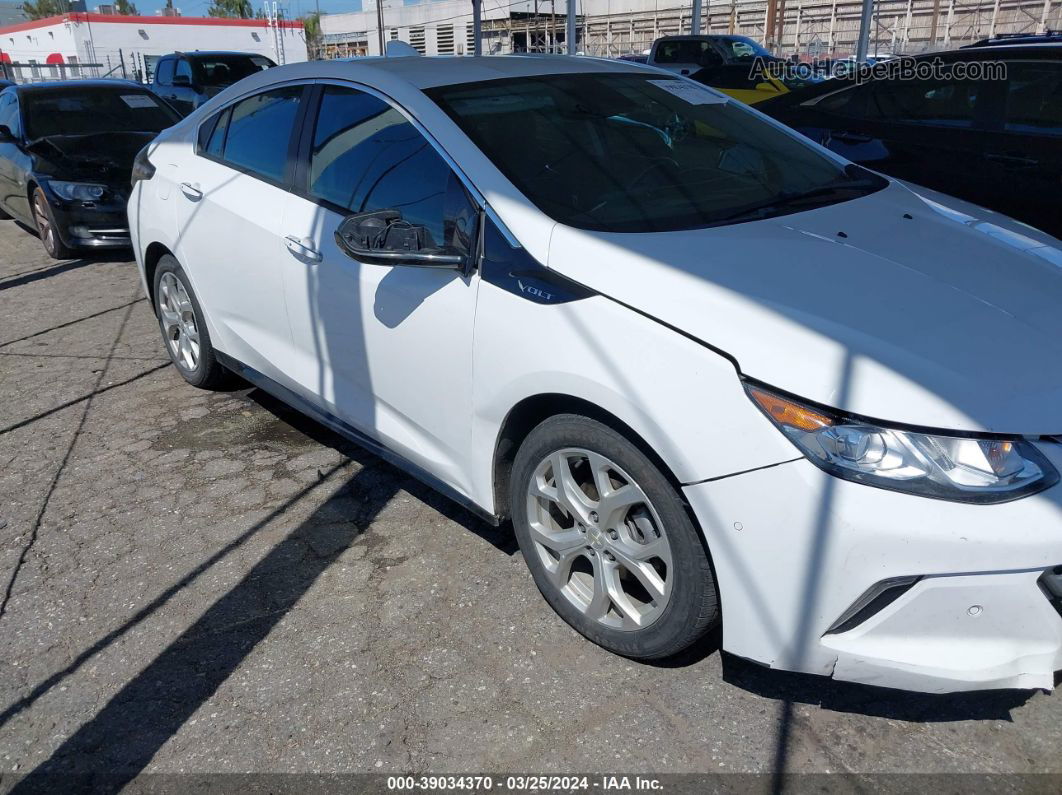 2017 Chevrolet Volt Premier White vin: 1G1RD6S52HU120550