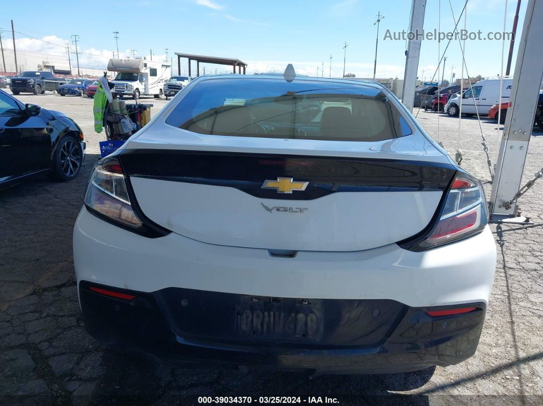 2017 Chevrolet Volt Premier White vin: 1G1RD6S52HU120550