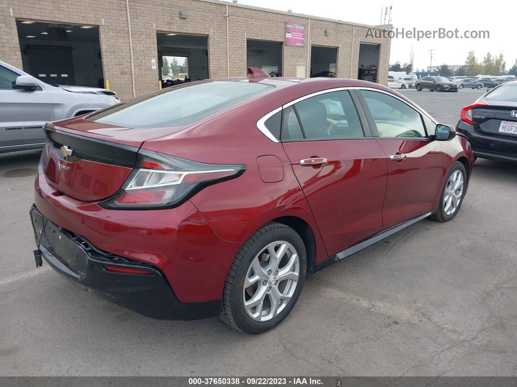 2017 Chevrolet Volt Premier Red vin: 1G1RD6S54HU101207