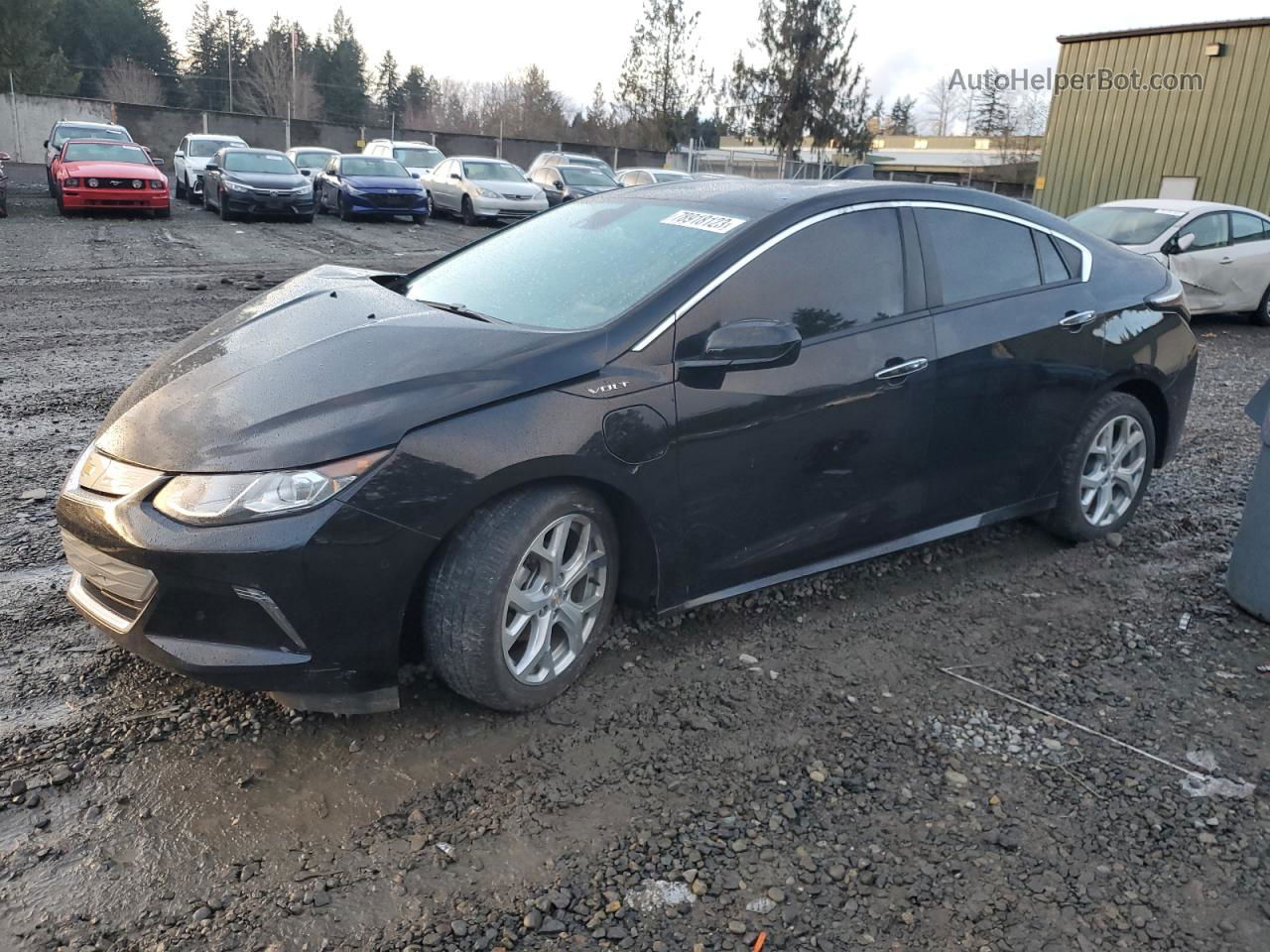 2017 Chevrolet Volt Premier Black vin: 1G1RD6S56HU161327