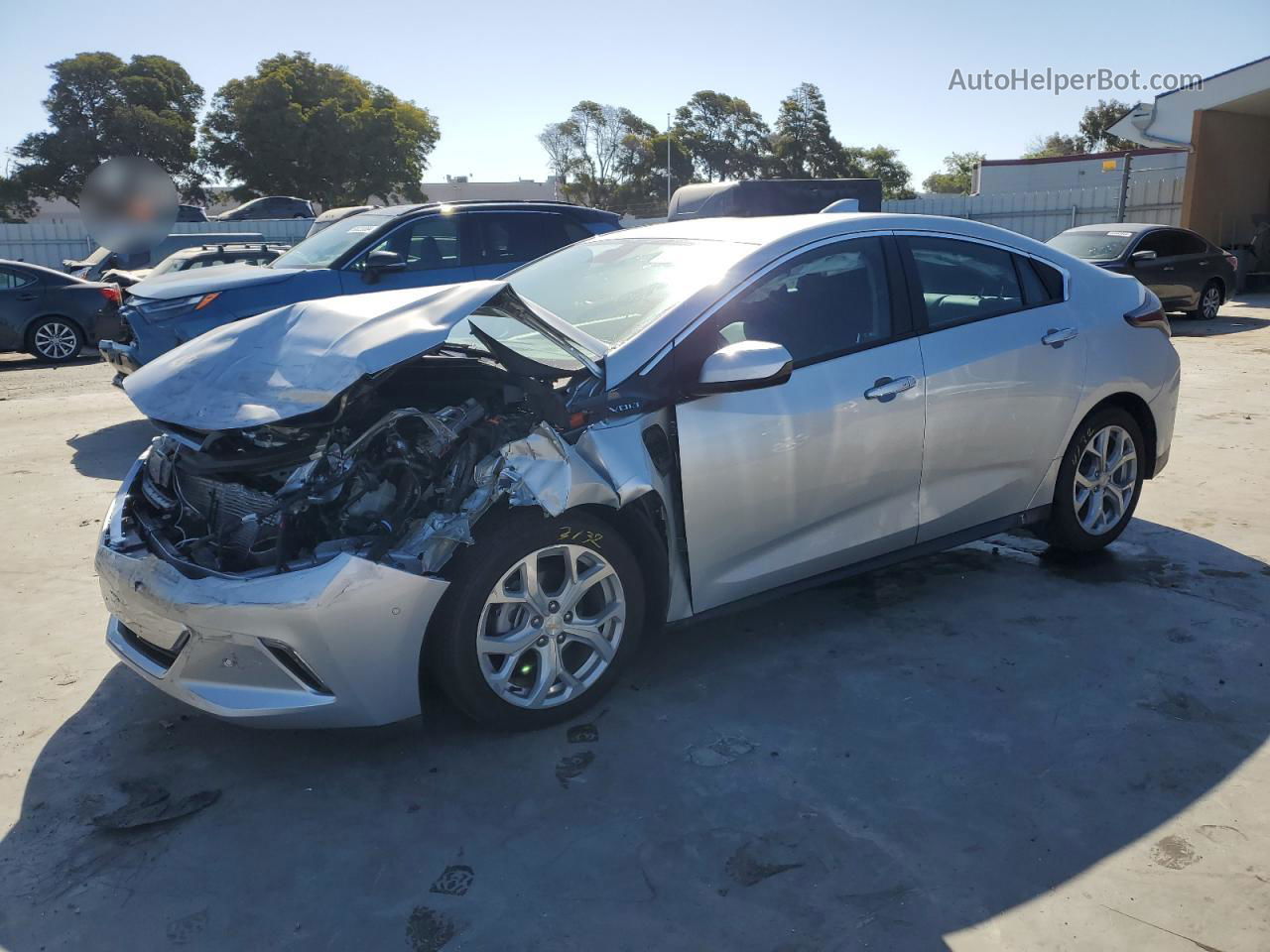 2017 Chevrolet Volt Premier Silver vin: 1G1RD6S57HU103551