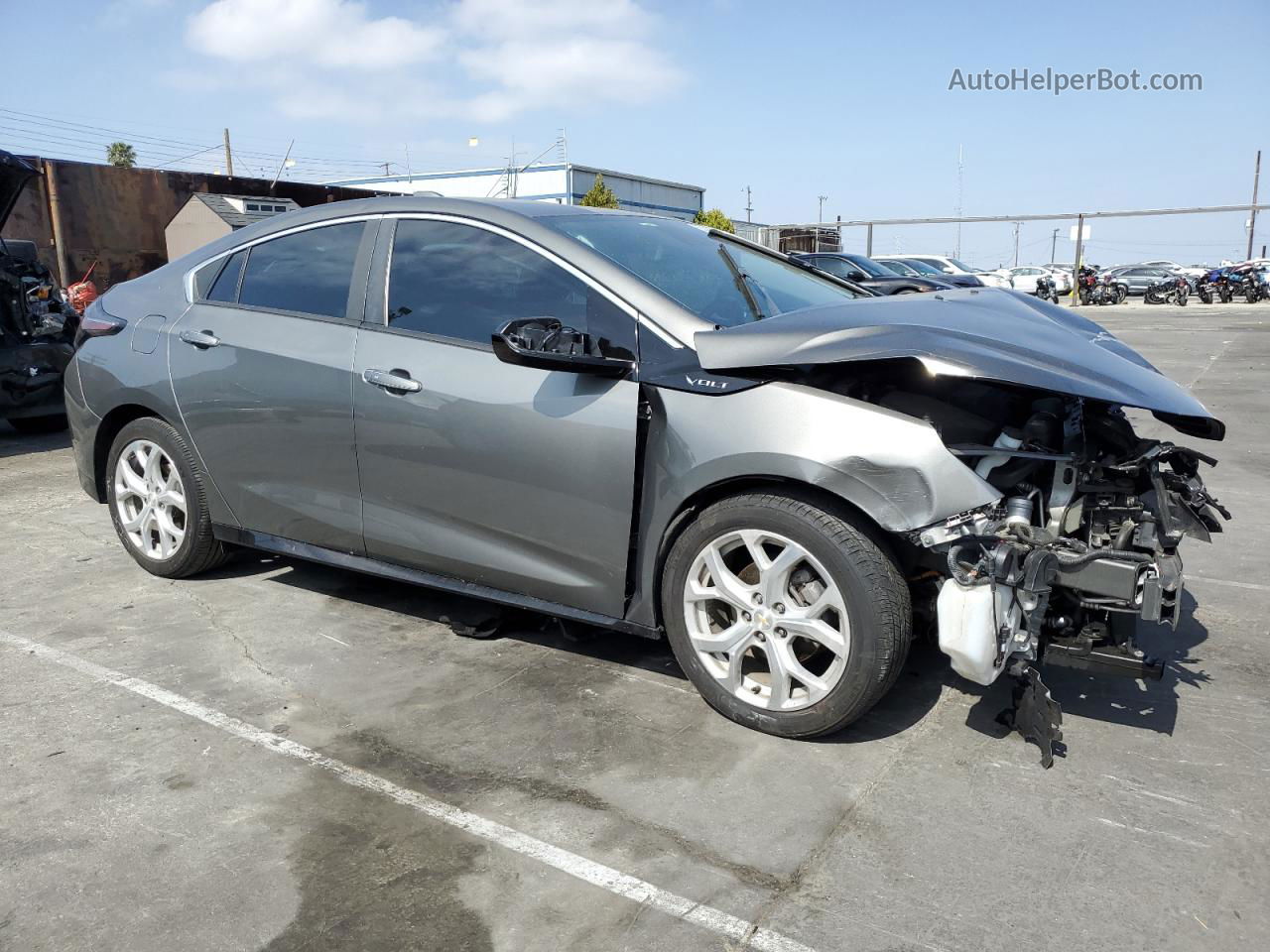 2017 Chevrolet Volt Premier Gray vin: 1G1RD6S57HU183563