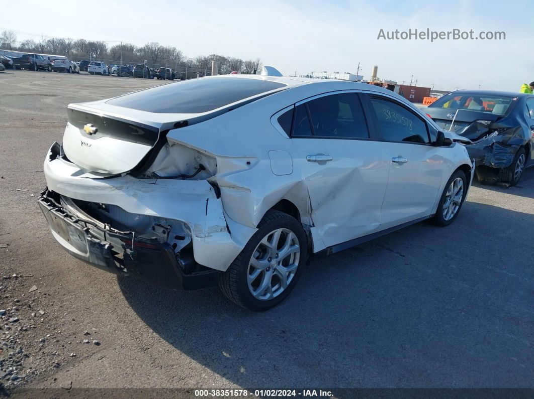 2017 Chevrolet Volt Premier White vin: 1G1RD6S57HU202757