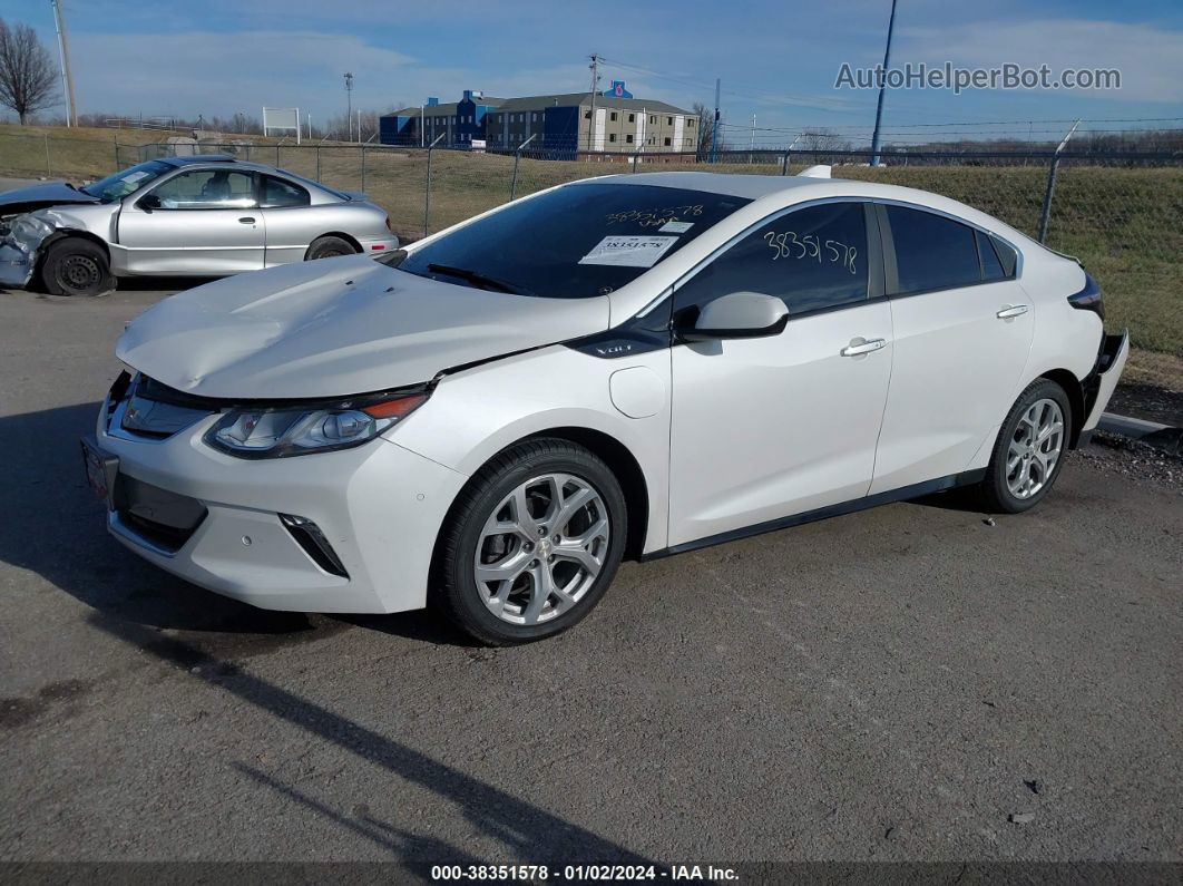 2017 Chevrolet Volt Premier White vin: 1G1RD6S57HU202757