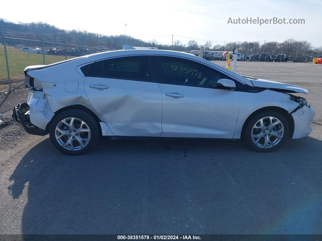 2017 Chevrolet Volt Premier White vin: 1G1RD6S57HU202757